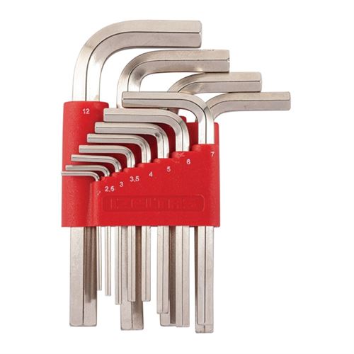 İzeltaş 4900003112 Allen Anahtar Takımı Altı Köşe Kısa Boy 12 Parça