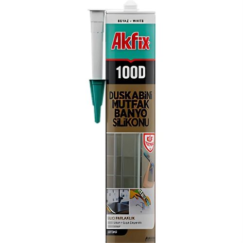 Akfix 100D Duşakabin Silikonu Şeffaf 280 m