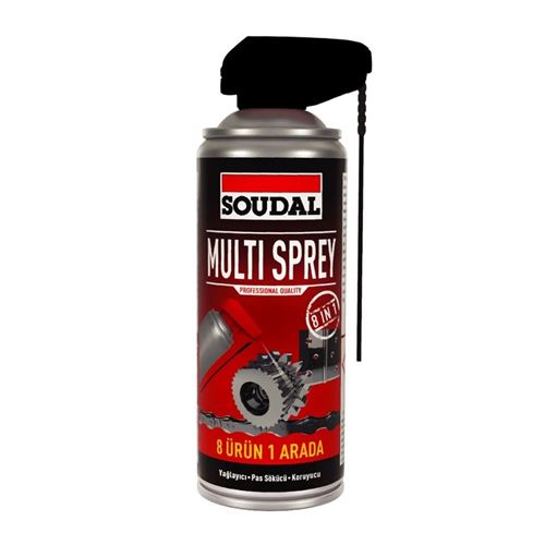 Soudal Kobra Başlıklı Multi 8 Farklı Kullanım Sprey 400 ml