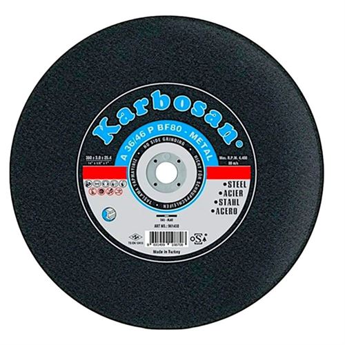 Karbosan NK Düz Metal Kesme Taşı 350x3.5x25.4 mm