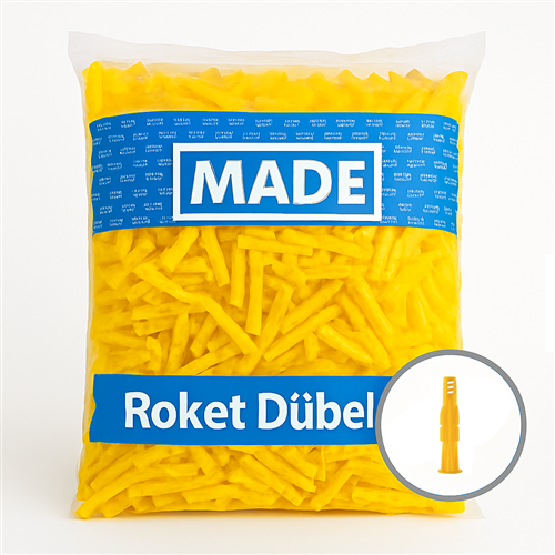 Made Performans Roket Dübel 8 mm 500'lü Paket