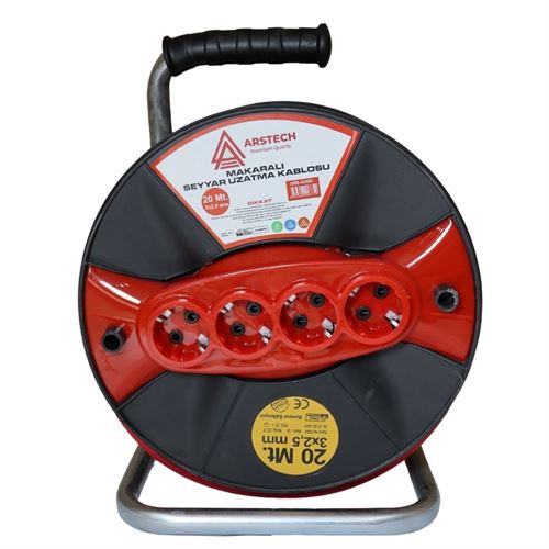 Arstech ARS32520 Seyyar Makara Kablo 3x2.5 mm 20 Metre