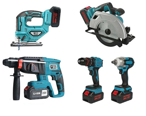 Catpower 1395 Profesyonel Kömürsüz Akülü Set 5’li Takım 20V Li-Ion 4.0Ah