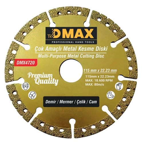 Dmax DMX4720 Çok Amaçlı Metal Kesme Diski