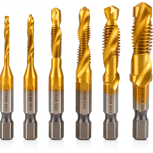 Dmax DMX4764 Kombine Matkap Ucu ve Diş Açma Seti 6 Parça