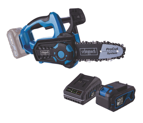 Scheppach BC-TCS200 Akülü Ağaç Kesme Motoru 20V 4Ah Pala 20 cm Tek Akülü