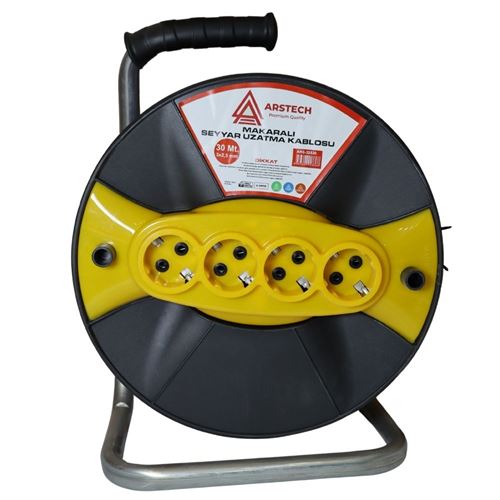 Arstech ARS32530 Seyyar Makara Kablo 3x2.5 mm 30 Metre
