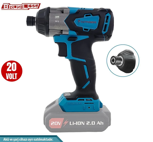 Catpower 4102 Akülü Torklu Vidalama 280 Nm Tork Kömürsüz Motor Solo (Aküsüz) Paket