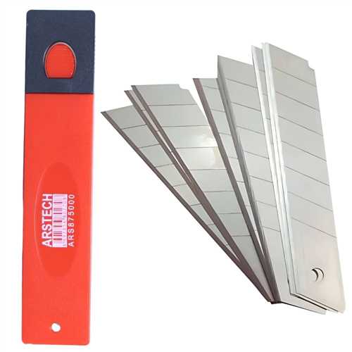 Arstech ARS875000 Maket Bıçağı Yedeği Lüks 10’lu Tüp