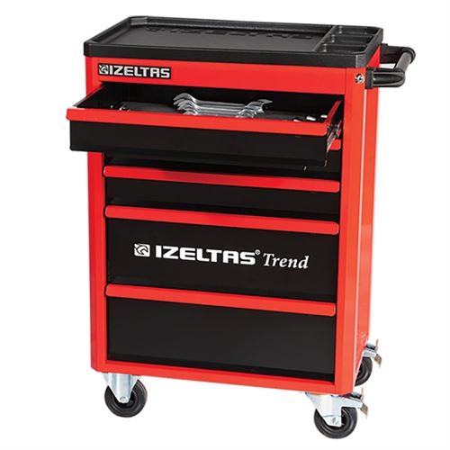 İzeltaş 8244005096 Trend Serisi Takım Dolabı 5 Çekmeceli Dolu 96 Parça