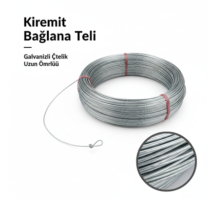 Aktel Kiremit Teli 0,45 mm Bağlama Teli