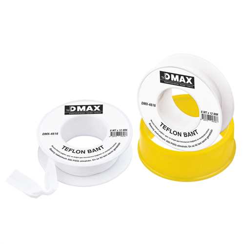 Dmax DMX4616 Teflon Bant 8 Metre x 12 mm