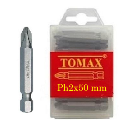 Tomax PH2x50 mm Yıldız Bits Uç