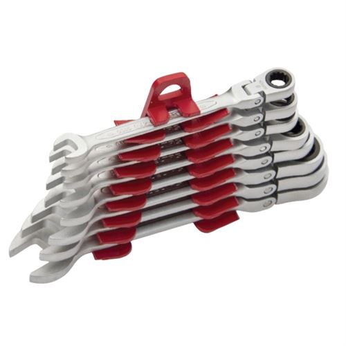 İzeltaş 0345002112 Mafsallı Cırcır Kombine Anahtar Takımı 12 Parça