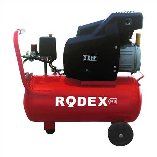 Rodex RDX750 Sessiz Hava Kompresörü 50L Tank 2 HP