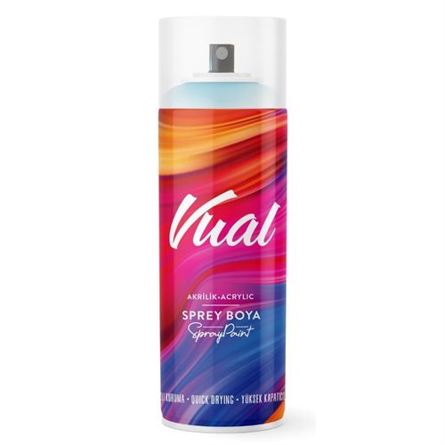 Vual Seri Sprey Boya RAL 9005 Mat Siyah 400 ml