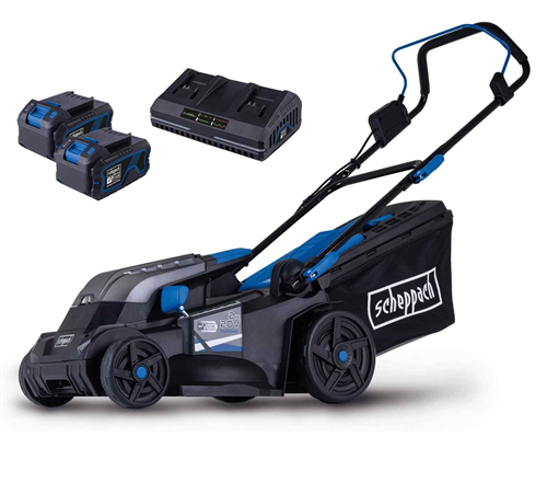 Scheppach BC-MP380 Akülü Çim Biçme Makinası 20V 4.0Ah Çift Akülü