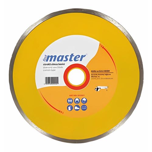 Master 505061 Sürekli Fayans Seramik Elmas Testere Bıçağı Sulu Kesim 180 mm