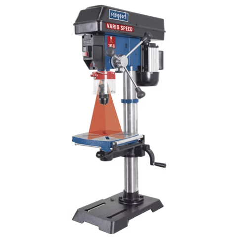 Scheppach DP18 Vario Lazer İşaretlemeli Sütunlu Matkap