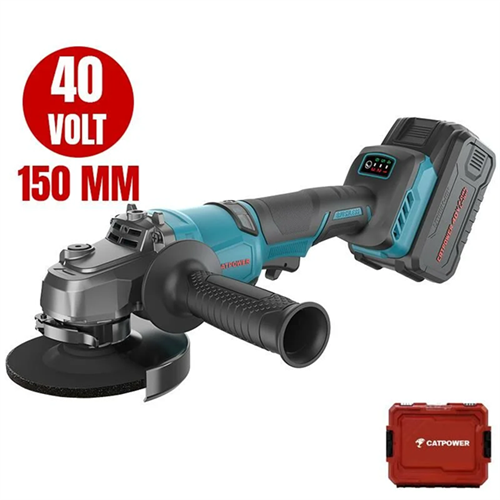 Catpower 4432 Kömürsüz Akülü Avuç Taşlama Makinesi 150 mm 40V  Solo (Aküsüz) Paket