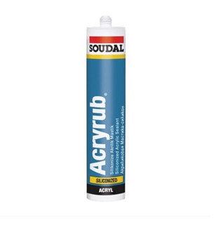 Soudal Acryrub Silikonize Mastik Altınmeşe 500 gr