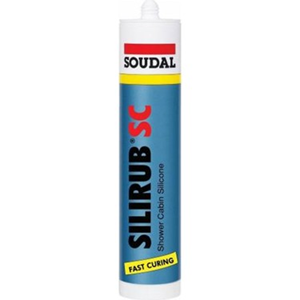Soudal Silirub SC Duşakabin Silikonu Beyaz 280 ml