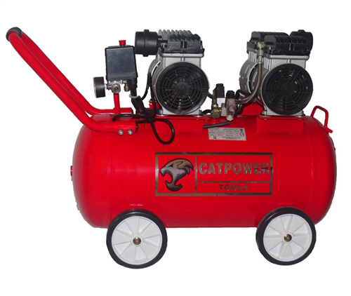 Catpower 1152 Yağsız Kompresör 50 LT Çift Motor 2×550 Watt