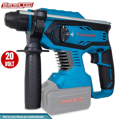 Catpower 4125 Akülü Kırıcı Delici Kömürsüz Motor 2.2 Joule  Solo (Aküsüz) Paket