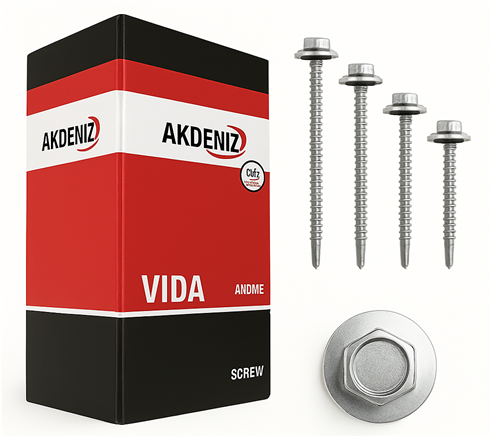 Akdeniz Trapez Vidası 5.5x25 mm 450’li Paket