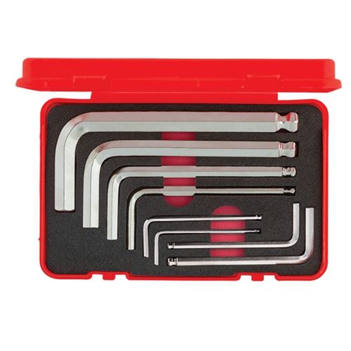 İzeltaş 4905007108 Yuvarlak Başlı Allen Anahtar Takımı Kısa Boy 8 Parça