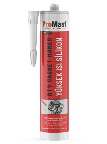 Promast Yüksek Isı Silikonu 280 ml