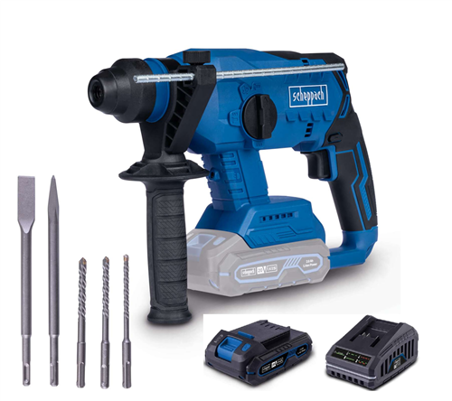 Scheppach BC-RHD230 Akülü Kırıcı Delici Matkap Sds Plus Kömürsüz 20V 2.0Ah