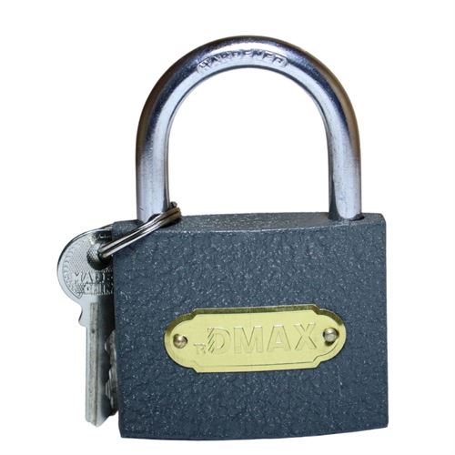 Dmax DMX4594 Gri Döküm Asma Kilit 63 mm