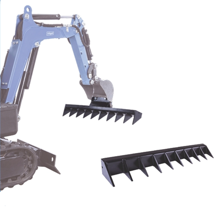 Scheppach EXC815 Ekskavatör Makinanın Aksesuar Toprak Tırmığı 100 Cm