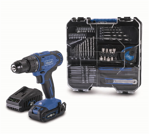 Scheppach C-DTB74/1-X Akülü Matkap Vidalama Seti 20V Aksesuar 74 Parça