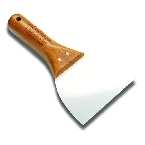 Hassan 012 Macun Ispatulası Paslanmaz Kayın Saplı 6 cm