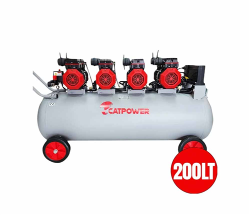 Catpower 1202 Endüstriyel Yağsız Kompresör 200 LT