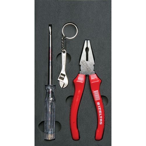 İzeltaş 3020001002 Kombine Pense ve Kontrol Kalemi Seti 2 Parça