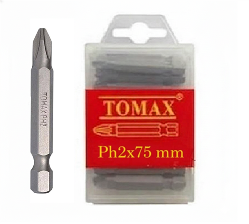 Tomax PH2x75 mm Yıldız Bits Uç