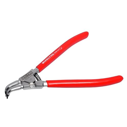 İzeltaş 3311120125 Dış Segman Pense Yaylı Eğri Uçlu 125 mm