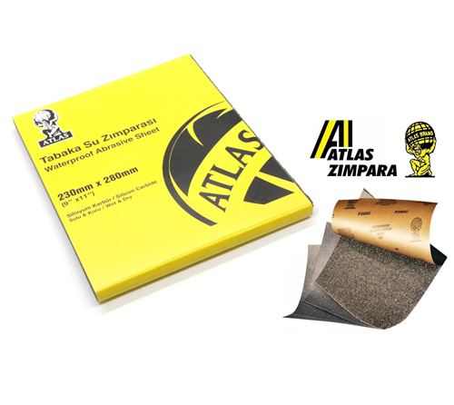 Atlas Su Zımparası 188 Kalite 500 Kum