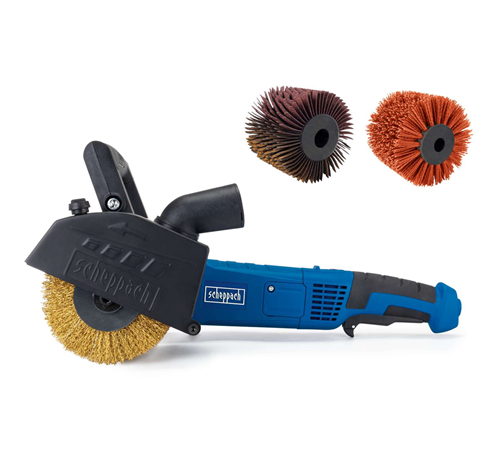 Scheppach MRS1300 Fırçalı Mop Zımpara Mak. Aksesuarlı 1300 Watt