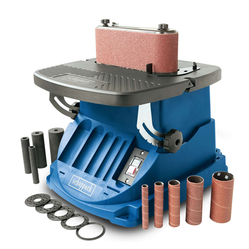 Scheppach OSM600 Salınımlı Silindirik Bant Zımpara Makinası 450 Watt