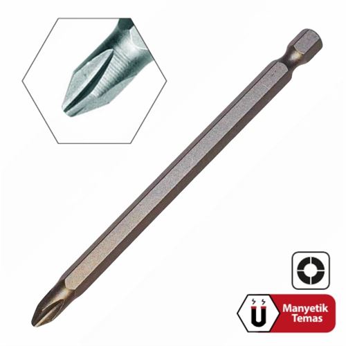 Arstech ARSH2100 Manyetik Yıldız Bits Uç PH2x100 mm