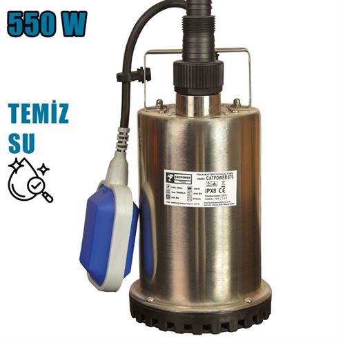 Catpower 670 Temiz Su Dalgıç Pompa 550 Watt