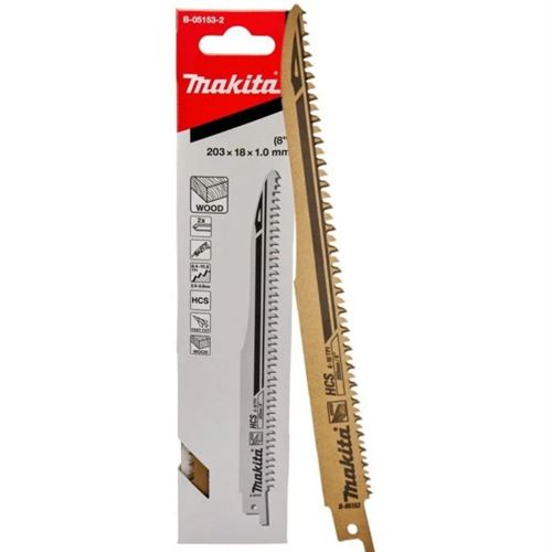 Makita B-05153 Kılıç Testere Bıçağı Ahşap Kesim 203 mm