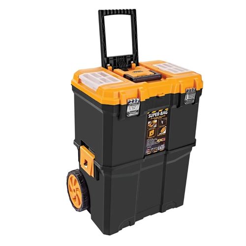 Süperbag ASR5039 Mobil Takım Çantası Çift Katlı Tekerlekli / Metal Kilitli