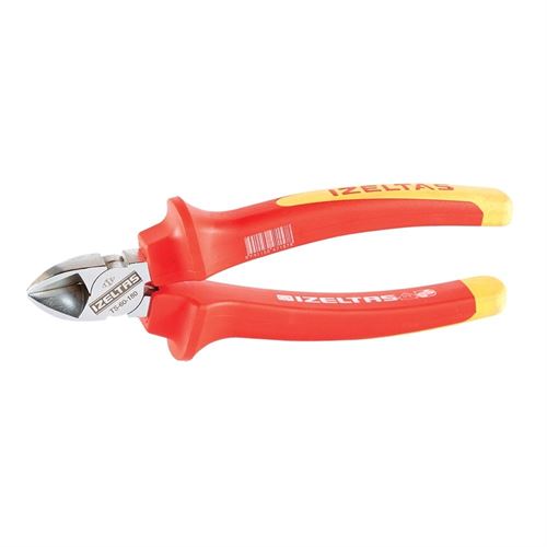 [15013] İzeltaş 3700166160 Elektrikçi Yan Keski Pense 1000V 160 mm