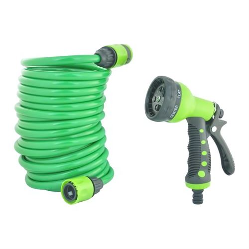 [13214] Spring Garden 507951 Spiralli Hortum Seti 7.5 Mt Fıskiye Tabancalı
