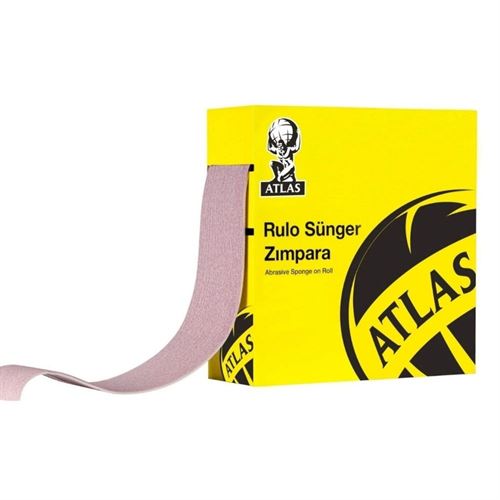 [11762] Atlas Rulo Sünger Zımpara 25 Mt x 115 mm 150 Kum